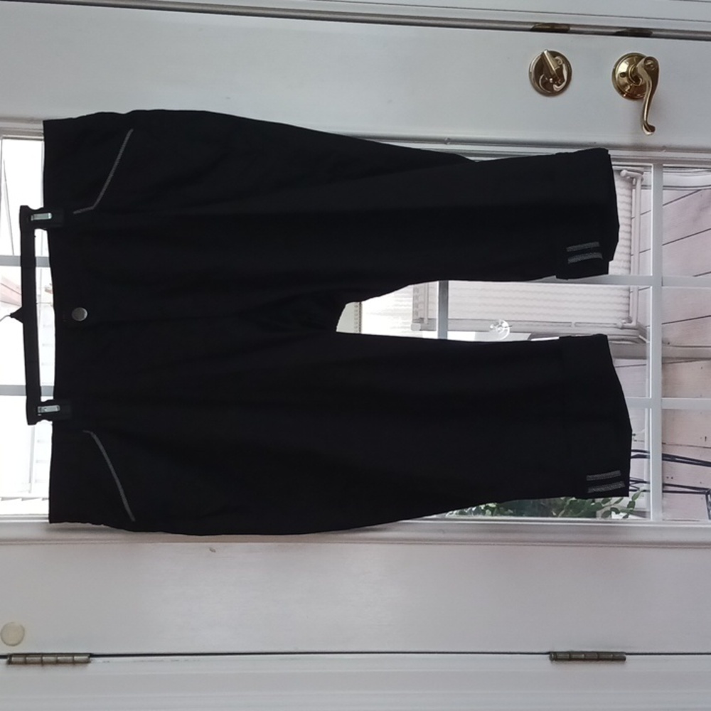Riders by Lee Womens Black Capri Size 24W Basic Casual Neutral